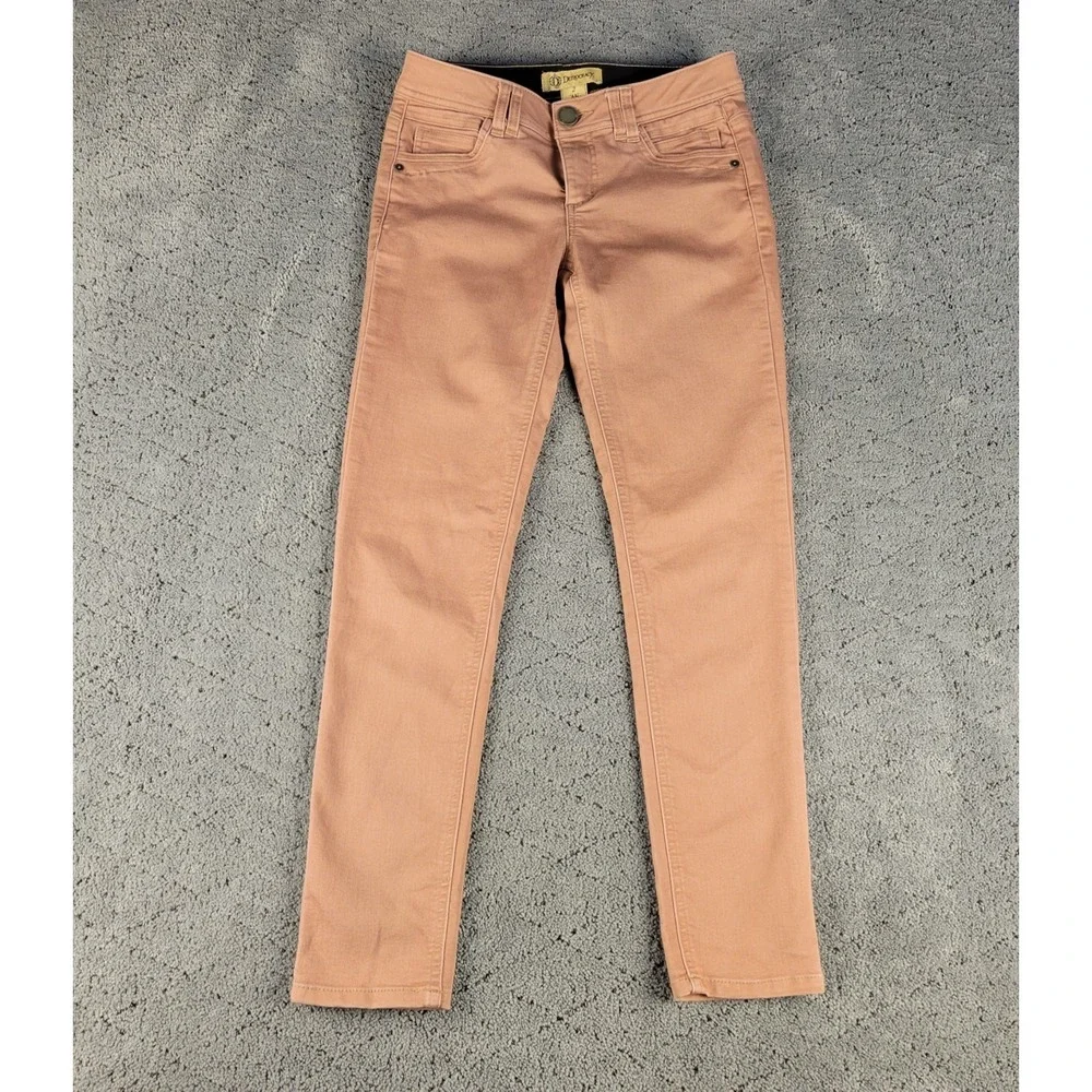 Democracy Jeans‎ Womens 2 Pink Ab Technology Skinny Ankle Slimming Low Rise